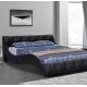 Pu Leather Upholstered Bed Frame Italian Faux Tufted On Headboard King Size