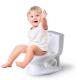 Ouninbear White Plastic Training Potty with Handle Button for Babies