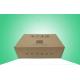 Brown Kraft Easy Biodegradable Custom Printed Corrugated Boxes For Packaging Clothes
