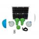 Portable Solar Energy System Home Lighting Kits Monocrystalline Silicon With 4bulbs