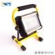 Portable 50W Exterior Flood lights Rechargeable Industrial LED Flood Light Battery Powered for Outdoor Lighting,Camping