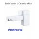 18L/Min Polished Plastic Toilet Sink Faucet With Water Saver Function