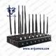 3G 4G 5G GSM Lojack Cell Phone Jammer AC100-240V 35W Remote Control