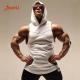 Men'S Bodybuilding Muscle Cut Off T Shirt Sleeveless Gym Hoodies