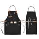BBQ Personalized Cotton Apron Hanging Neck Style Lightweight High Utility