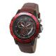 Water Resistant Red Multifunction Wrist Watch For Men 2.2 * 2.0cm,multifunction wrist watch