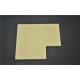 Electric Sintering Zirconium Oxide Ceramic Plate Yellow Color 100 * 100 * 3mm