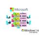 Multi Language Windows 10 Product Key Customizable FQC 64/32bit OS Full Version Windows 10 Pro License Sticker