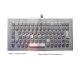Brushed Stainless Steel Ruggedized Keyboard IP68 Vandal Resistant