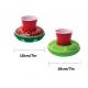 Fruit Shaped Inflatable Drink Holder Logo Printed CE Certificated OEM Toys