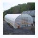 Ventilated Hot Dip Galvanized Steel Tube Frame Tunnel Agriculture Film Greenhouse