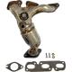 Ford Escape 2001-06 3.0L Rear Catalytic Converter With Integrated Exhaust Manifold