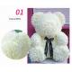 Preserved Flower Rose Teddy Bear PE for Valentines Day Gifts  Factory Price Artificial Flower Gaint Teddy Bear