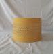 Yellow Drum Hole Laser Cut Lampshade White PS Inside In The Center