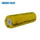 Stitched Yellow Paint Roller Brush Euro - Style  With Cross Stripe