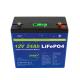 Compact 12V 24Ah Lithium Iron Phosphate Battery Pack 32700 6Ah Cells 4S4P Configuration