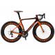 Orange Male Phantom 3.0 Bike 160kg Load Capacity With 88mm Wheels