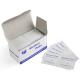 White Color Medical Alcohol Swabs / Alcohol Prep Pad Wipes Single Use