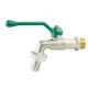 1/2'' Brass Wall mounted ball cock valve with steel handle and PTEE Sealing
