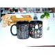 Hot Sensitive Color Changing Coffee Mug , Color Changed Magic Coffee Cup Advertising