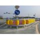 Flame Retardant Material Highway Roller Barrier To Reduce Traffic Accidents