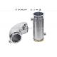 304 316L Stainless Steel Sanitary Fittings Jacketed Insulation Clamp Tee , Elbow , Pipe