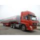 45000 Liters 3 Axle Fuel Delivery Tank Truck , Oil Tanker Truck Carbon Steel