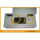 FC Rack Mount Single Mode Fiber Optic Patch Panel 24 Port  , ODF Patch Panel White Metal