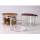 Round Clear Small Plastic Containers Capacity 30 Gram / Protein Powder Packaging