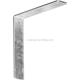 Standard 45 Degree Shelf Bracket Silvery Customized for Metal Aluminum Transom Bed
