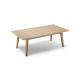 modern rectangle ashwood wood coffee table furniture