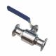 Chemical Industry Sanitary Stainless Steel Tri Clamp Ferrule Ball Valve SS304L/SS316