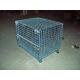 Transport Welded Steel Wire Mesh Pallet Cage With Cover Lid Protection