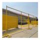 Outdoor Temporary Modular Fence with Green Powder Coated Galvanized Finish in Canada
