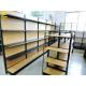 Light Duty Metal And Wood Storage Shelves , Durable Metal Shelving With Wood Shelves