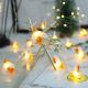 LED Honeybee Fairy String Lights Waterproof Battery Operated with Remote Control for Wedding Party Festival Indoor Outdoor