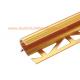 10mm Round Edge Aluminium Anti Slip Stair Nosing Reduce Trip Hazards Matt Gold Color