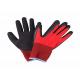 Lightweight Nitrile Coated Work Gloves Knitted Wrist For Industrial Working