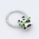 Cute Panda Nose Piercing Jewellery 316 Stainless Steel 16 Gauge Septum Ring 10mm