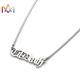 OEM ODM Stainless Steel Engraved Necklace