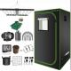 120x120x200 Grow Tent Complete Kit With 640W Grow Bars, 600D, Metal Frame, Waterproof Floor Included
