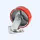 Industrial Heavy Duty PU Caster Wheel with Brake Diameter 100mm/125mm/150mm/200mm