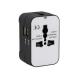 PC ABS Multiple Adapter Plug 110V Universal Travel Adapter With USB