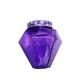 Wholesale 500ml Diamond shape glass mason bottle beverage juice mason jar with straw