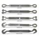 Corrosion-Resistant DIN1480 Grade Stainless Steel Turnbuckle for Different Sizes