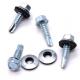 Zinc Plate Surface Hex Head Self Drilling Screw With Nylon Washer 4.8 Grade
