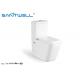 Watermark Two Piece Toilet , Ceramic Floor Mounted Toilet With ODM Logo SWC2421