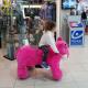 Hansel outdoor entertainment walking animal electric ride on toy unicorn