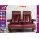 Leather Upholstered Lounger Back Cinema Theater Seating Chair For Commercial