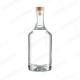 100ml 500ml 750ml Super Flint Cork Top Glass Bottles for Whiskey Gin Vodka Rum Liquor